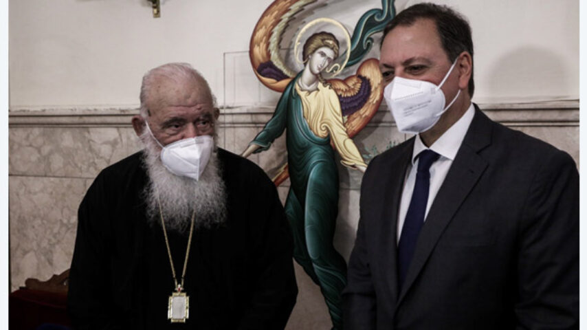 Η ελληνική διατροφή στο επίκεντρο της συνάντησης Λιβανού με τον Αρχιεπίσκοπο Ιερώνυμο
