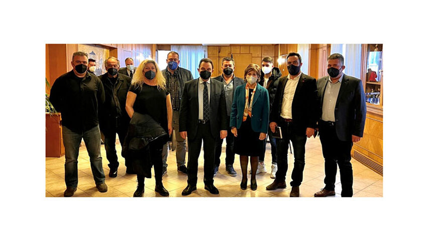 Συνάντηση Γεωργαντά με εκπροσώπους μπλόκων από τις Σέρρες