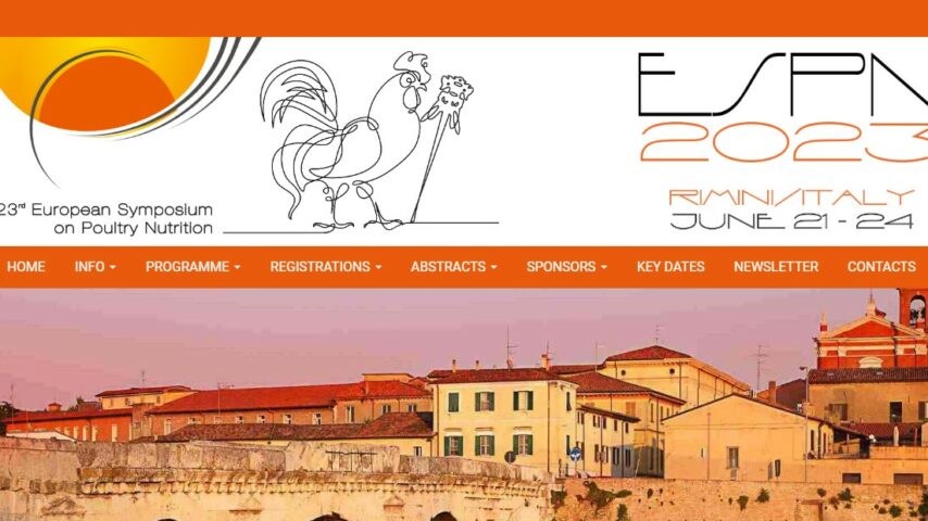 23ο Ευρωπαϊκό Συμπόσιο για τη Διατροφή των Πουλερικών, στην Ιταλία, 21-24 Ιουνίου