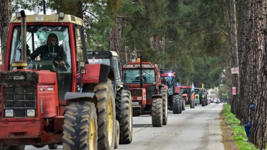 Αγρότες σε αναβρασμό – συλλαλητήριο με τρακτέρ στην Αγιά