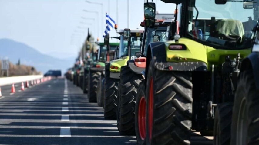 Αγρότες σε μετωπική σύγκρουση