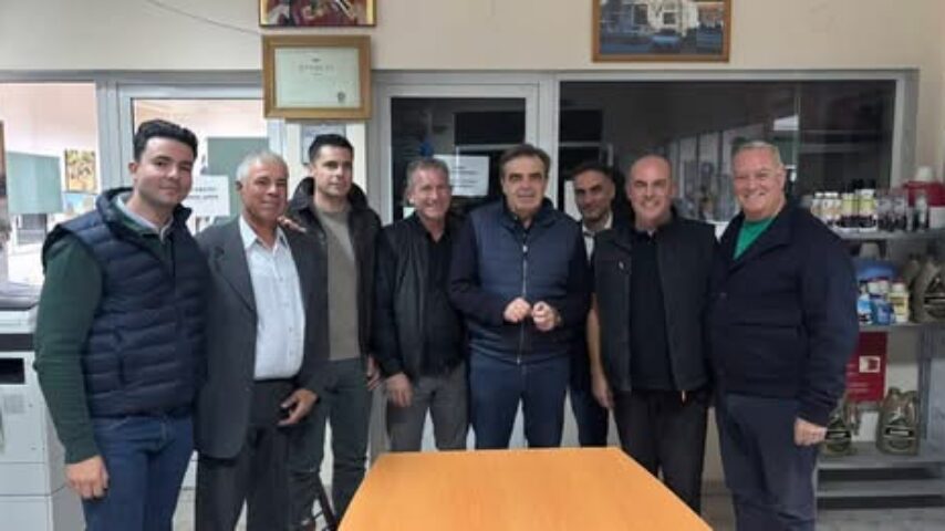 Ο Μ. Σχοινάς στη Χαλκιδική με ανοιχτά αγροτικά μέτωπα